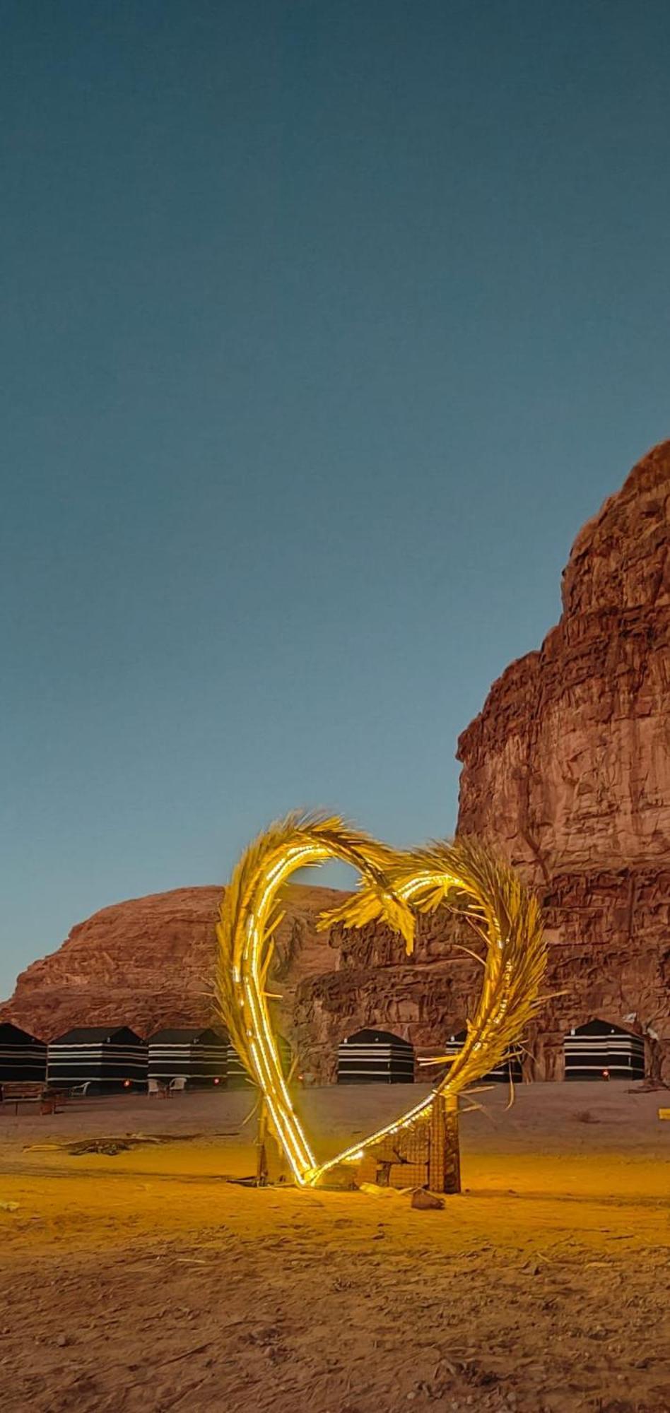 Wadi Rum Desert Heart Camp Kültér fotó
