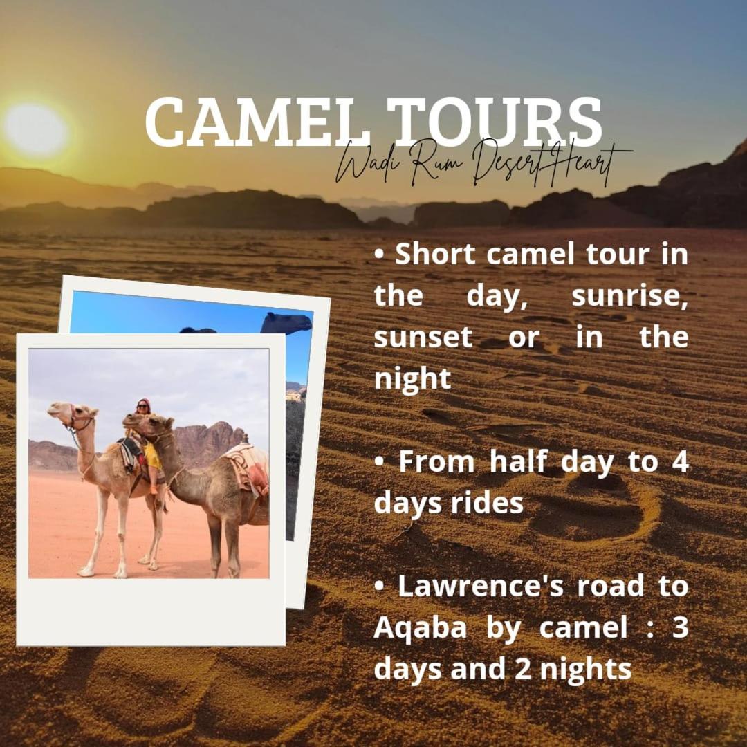 Wadi Rum Desert Heart Camp Kültér fotó
